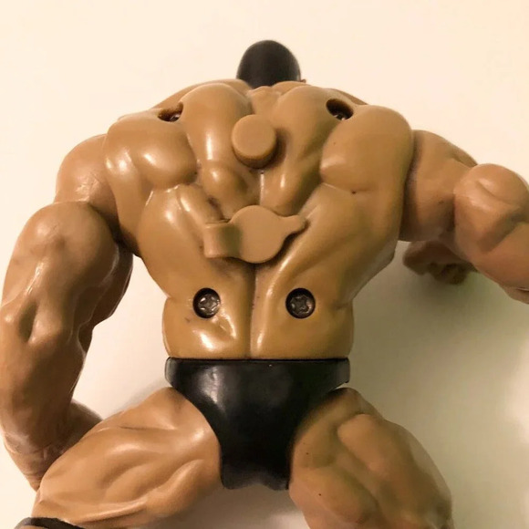 1999 Jakks Pacific WWE WWF Maximum Sweat The Rock Loose Action Figure - Picture 7 of 9